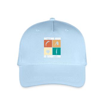 Diving diving board - Organic Kids’ Baseball Cap - light blue - Front