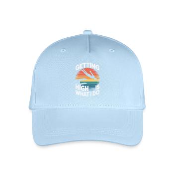 Diving diving board - Organic Kids’ Baseball Cap - light blue - Front