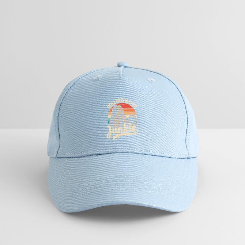 Rollercoaster Junkie - Roller Coaster - Loop Organic Kids’ Baseball Cap