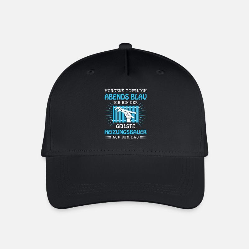 Heating Engineer Heating Construction Plumber Plumber - Organic Kids’ Baseball Cap - black