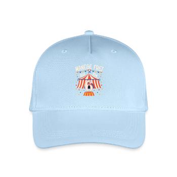 Zirkus Manege Geburtstagsmotiv 6 Jahre Jungen Bday - Kinder Bio Basecap - Hellblau - Vorne