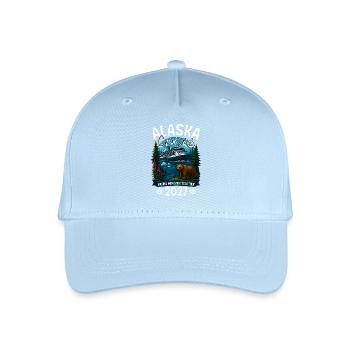 Croisière en Alaska 2027 - Casquette de baseball bio Enfant - bleu clair - Devant