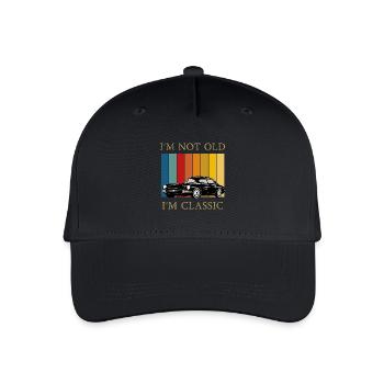 Classic Car Humor  - Kinder Bio Basecap - Schwarz - Vorne