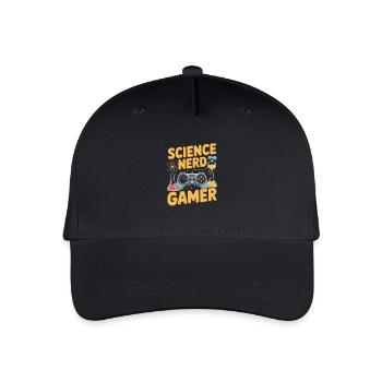 Science Nerd Gamer Controller Chemistry Physics - Organic Kids’ Baseball Cap - black - Front