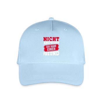 Malle NICHT ANSPRECHEN Mallorca Party Lustig - Kinder Bio Basecap - Hellblau - Vorne