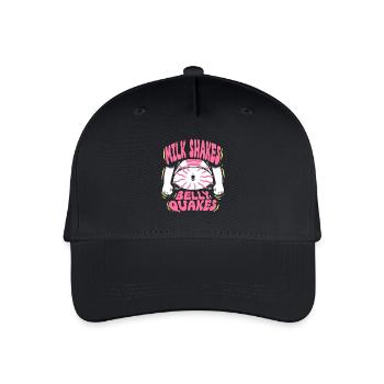 Laktoseintolerant Milk Shakes Belly Quakes - Kinder Bio Basecap - Schwarz - Vorne