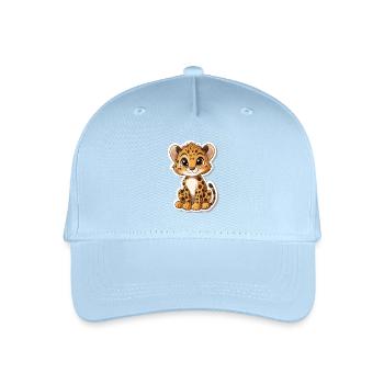 Lion - Organic Kids’ Baseball Cap - light blue - Front
