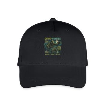Swamp Monster Movie Poster Vintage Halloween - Organic Kids’ Baseball Cap - black - Front