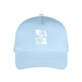Horn Musical Instrument - Organic Kids’ Baseball Cap - light blue - Front