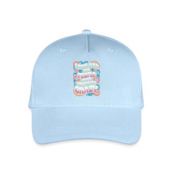 I Feel Bad For People That Never Go Crazy Verrückt - Kinder Bio Basecap - Hellblau - Vorne