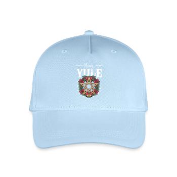 Frohes Julfest Weihnachtszeit Weihnachtssonnenwende - Kinder Bio Basecap - Hellblau - Vorne