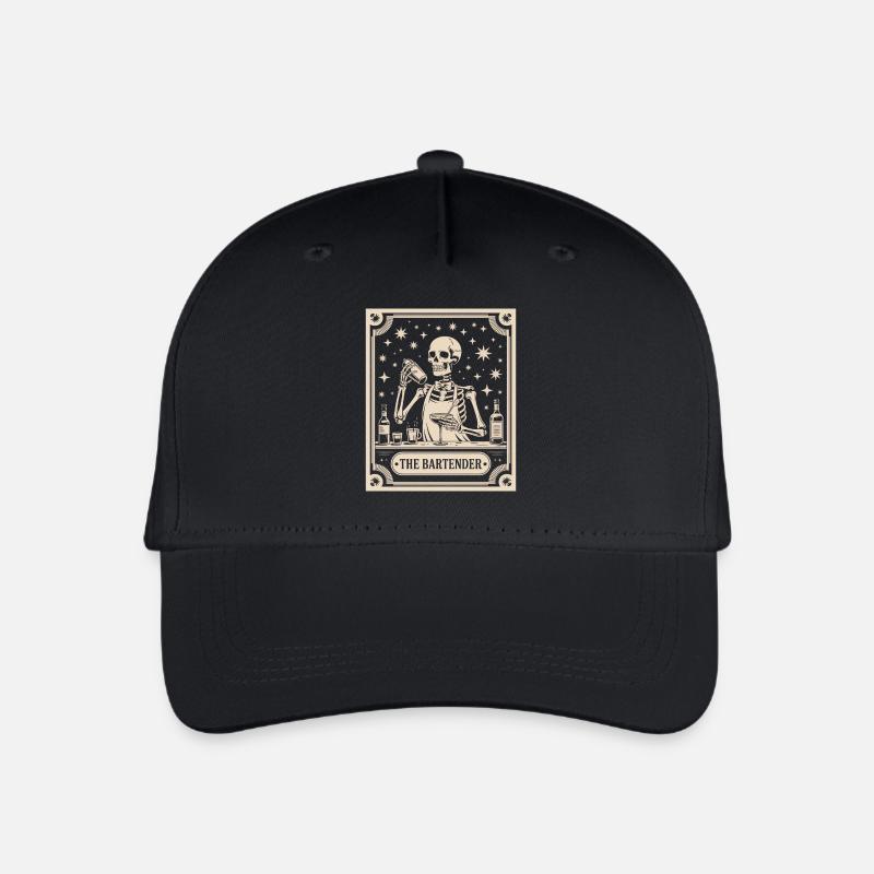 Bartender Barmand Bartender Tarot Cocktail - Økologisk basecap til børn - sort