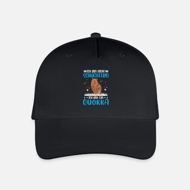 Quokka shy short-tailed kangaroo - Organic Kids’ Baseball Cap - black