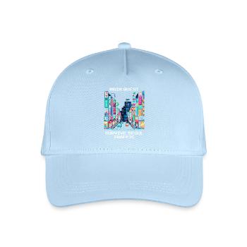 Quête principale : survivre au trafic de Séoul | Corée - Casquette de baseball bio Enfant - bleu clair - Devant