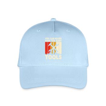 Mécanicien automobile Mécatronicien Technicien Tournevis Cadeau - Casquette de baseball bio Enfant - bleu clair - Devant