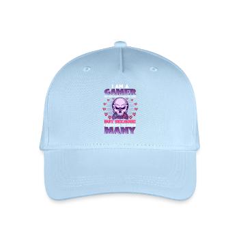 Gaming - Organic Kids’ Baseball Cap - light blue - Front