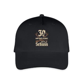 Jäger 30th Birthday Hunting 30 Years in Good Shape - Organic Kids’ Baseball Cap - black - Front