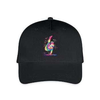 Gymnastics Parallel Bars Artistic Gymnastics - Organic Kids’ Baseball Cap - black - Front