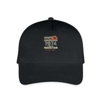 Anniversaire 51 ans | Originale Décembre 1974 - Casquette de baseball bio Enfant - noir - Devant