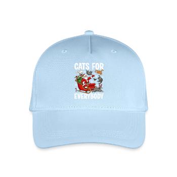 Cats For Everybody - Kinder Bio Basecap - Hellblau - Vorne