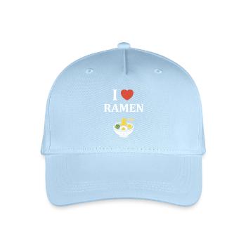 J’aime Ramen Bol - Casquette de baseball bio Enfant - bleu clair - Devant