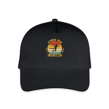 Je Peux Pas J'ai Handball Humour Joueur Hand - Casquette de baseball bio Enfant - noir - Devant