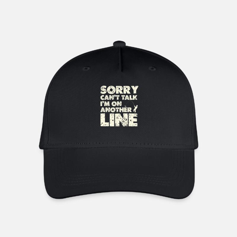 Other Line – Line-Pun Shirt - Organic Kids’ Baseball Cap - black