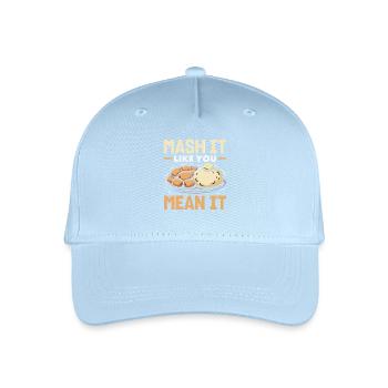 Taters Over Haters Potato - Organic Kids’ Baseball Cap - light blue - Front