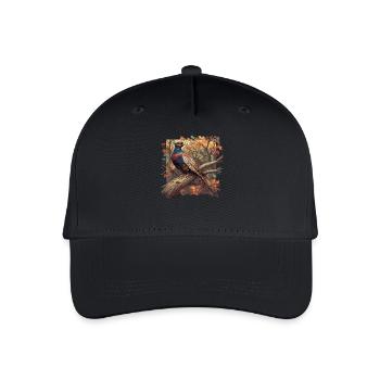 Fasane Fasan - Kinder Bio Basecap - Schwarz - Vorne