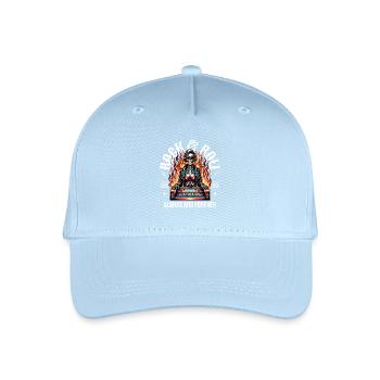 Rock and Roll Toujours et pour toujours Rockabilly 2025 - Casquette de baseball bio Enfant - bleu clair - Devant