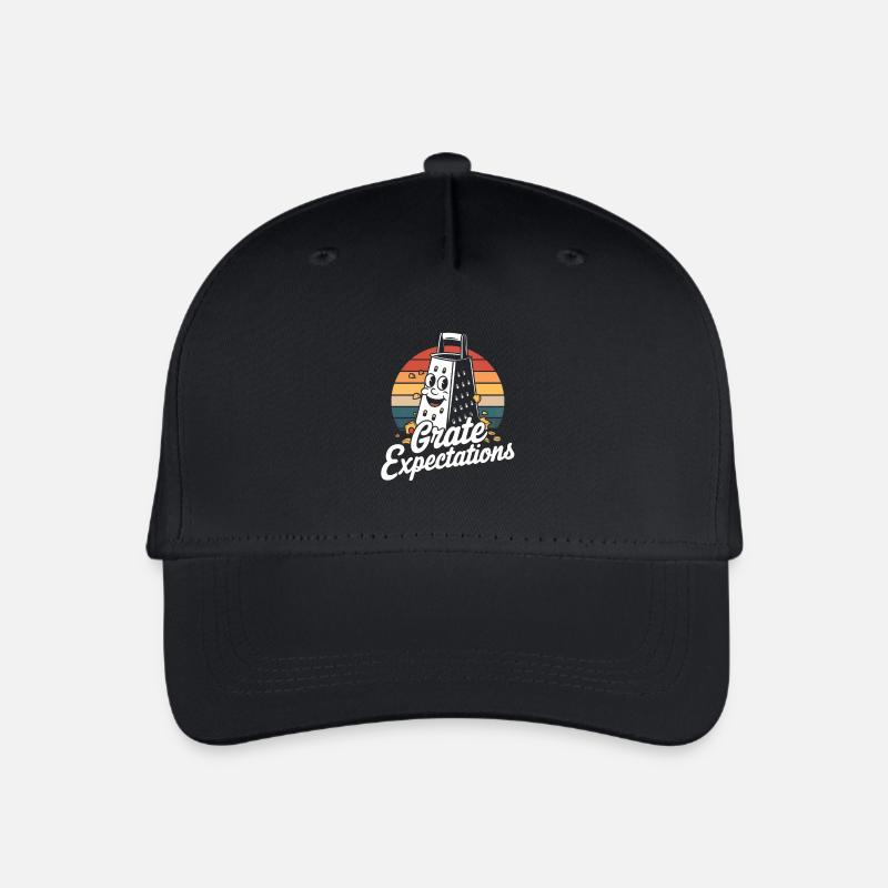 Cheese Humor - Organic Kids’ Baseball Cap - black
