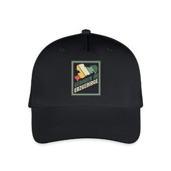Né dans les Monts Métallifères Rétro - Casquette de baseball bio Enfant - noir - Devant
