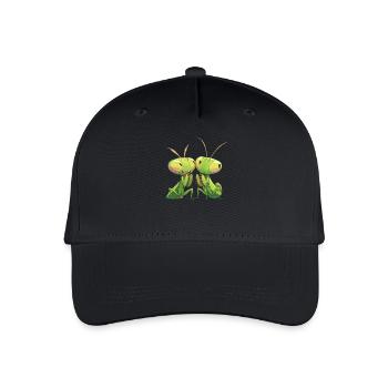 Gottesanbeterinnen Gottesanbeterin - Kinder Bio Basecap - Schwarz - Vorne