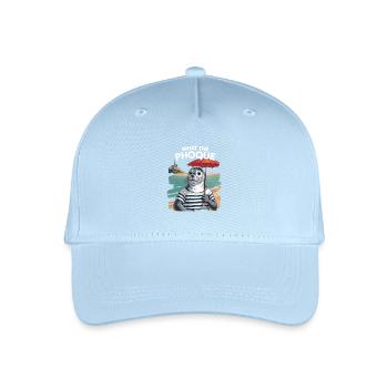 What the Phoque Normandy Regional Humor Pride - Organic Kids’ Baseball Cap - light blue - Front
