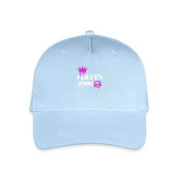 Chefin Edition 2000 25 Geburtstag Spruch - Kinder Bio Basecap - Hellblau - Vorne