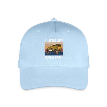 Offroad Racing Dad Off-Roading SUV UTV Car - Kinder Bio Basecap - Hellblau - Vorne