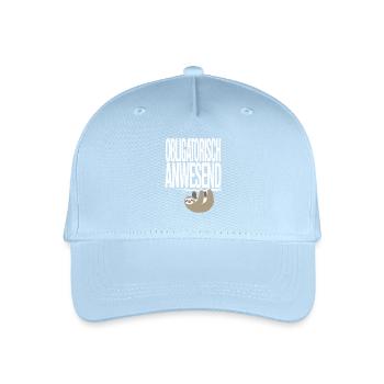 Bureau de réunion obligatoire du Sloth Sloth Telco - Casquette de baseball bio Enfant - bleu clair - Devant