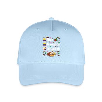 Nice naughty Colombian Weihnachten - Kinder Bio Basecap - Hellblau - Vorne