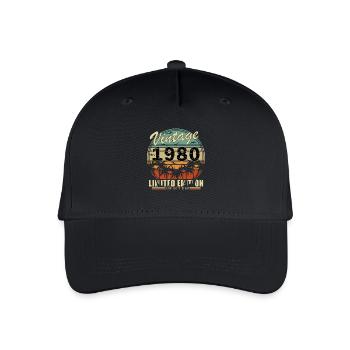 Édition limitée vintage des années 1980 - Casquette de baseball bio Enfant - noir - Devant