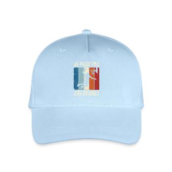 Je peux pas j'ai basket - Casquette de baseball bio Enfant - bleu clair - Devant