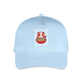 Ramen Hamster Bowl Noodle Delight - Organic Kids’ Baseball Cap - light blue - Front