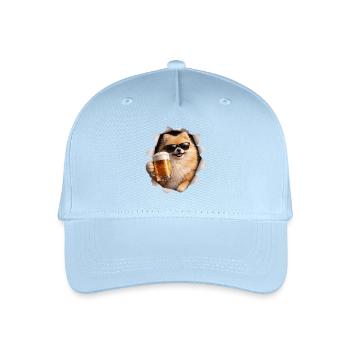 Bière Spitz - Casquette de baseball bio Enfant - bleu clair - Devant
