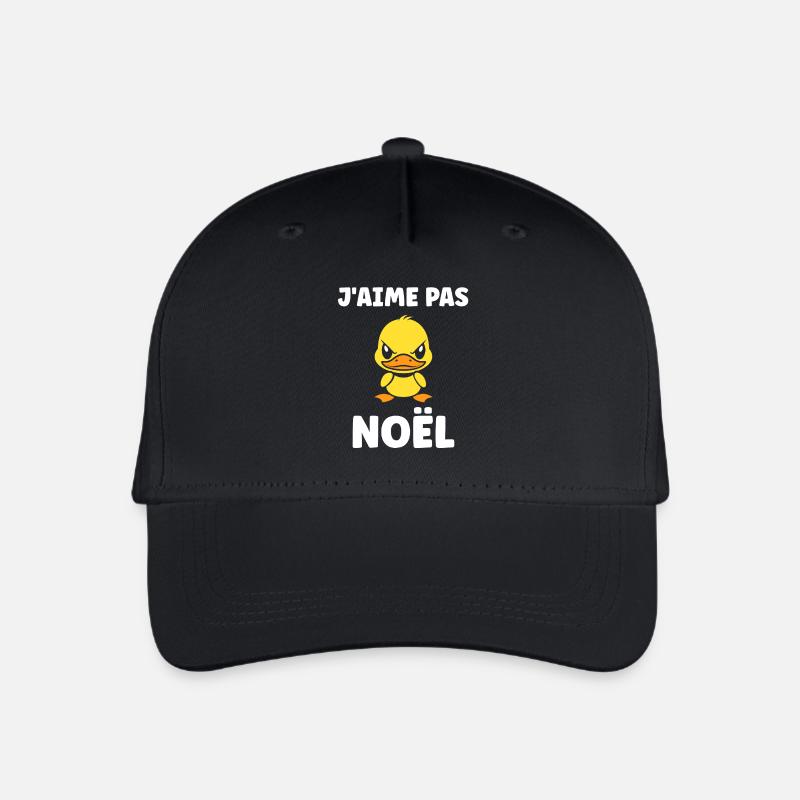 Non mi piace il Natale - Cappellino da baseball ecologico per bambini - nero