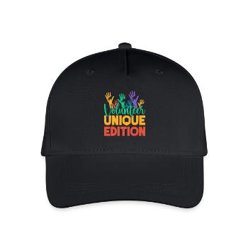 Volunteer Appreciation Unique Edition Volunteer - Organic Kids’ Baseball Cap - black - Front