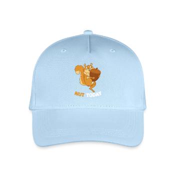 NUT TODAY Eichhörnchen Eichel - Kinder Bio Basecap - Hellblau - Vorne