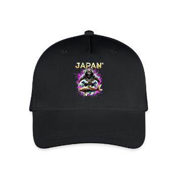 Cyber Samurai – Japan Warrior - Organic Kids’ Baseball Cap - black - Front