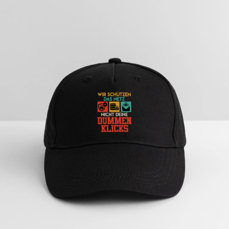 Coder WE DON'T USE THE NET YOUR STUPID CLICKS Organic Kids’ Baseball Cap