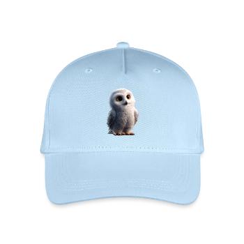 Chouette blanche Chouette Chouette Chouette Chouette Chouette Chouette des neiges - Casquette de baseball bio Enfant - bleu clair - Devant