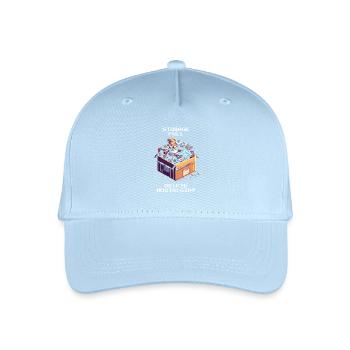Memory full: Erase nostalgia? | Decluttering - Organic Kids’ Baseball Cap - light blue - Front