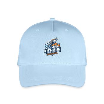 Ziehhhh ski jumping flight through the stadium - Organic Kids’ Baseball Cap - light blue - Front